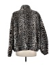 PacSun 100% Polyester Animal Print Silver Faux Fur Jacket Size Med - Lg - photo 2