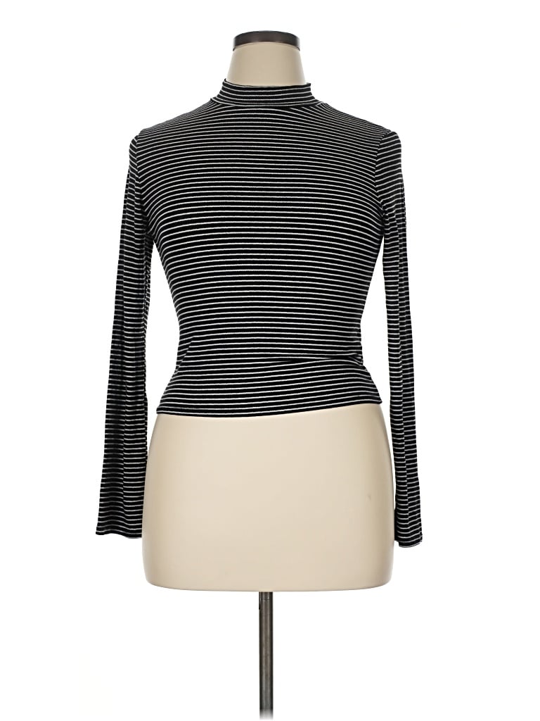 Pre-owned Olivia Rae Long Sleeve Turtleneck In Black