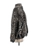 PacSun 100% Polyester Animal Print Silver Faux Fur Jacket Size Med - Lg - photo 4