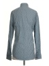 Express Polka Dots Blue Long Sleeve Button-Down Shirt Size S - photo 2