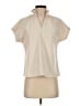 THML Ivory Short Sleeve Blouse Size XS - photo 1