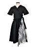 Assorted Brands Black Casual Dress Size S - photo 1