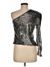 Bardot 100% Nylon Silver Long Sleeve Top Size 6 - photo 2