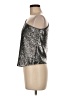 Bardot 100% Nylon Silver Long Sleeve Top Size 6 - photo 5
