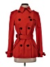 Coach Red Trenchcoat Size 4 - photo 1