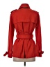 Coach Red Trenchcoat Size 4 - photo 2