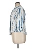 New Directions 100% Rayon Graphic Tie-dye Blue 3/4 Sleeve Blouse Size XL - photo 5