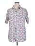 im 100% Rayon Tropical Pink Short Sleeve Button-Down Shirt Size XL - photo 1