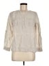 Talbots 100% Linen Ivory 3/4 Sleeve Button-Down Shirt Size M (petite) - photo 1