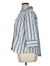 Riders by Lee Stripes Blue 3/4 Sleeve Button-Down Shirt Size 1X - photo 5