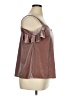 Hippie Laundry Metallic Brown Short Sleeve Top Size XL - photo 4