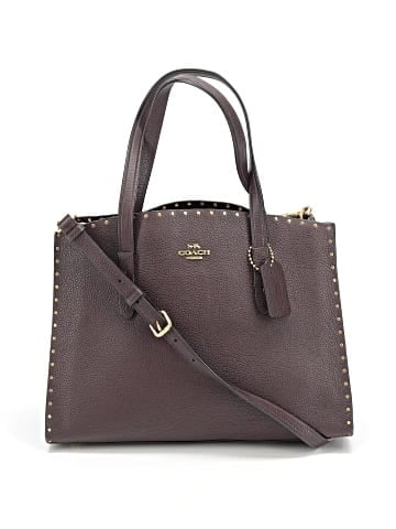 Coach Leather Satchel (view 1)