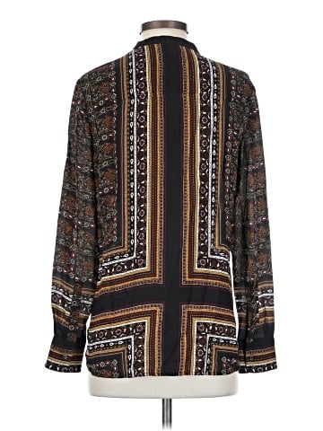 A.L.C. Long Sleeve Silk Top (view 2)