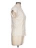 Unbranded Ivory Short Sleeve Blouse Size L - photo 4