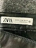 Zara 100% Polyurethane Black Faux Leather Pants Size 6 - photo 7