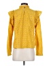 Assorted Brands 100% Cotton Yellow Long Sleeve Blouse Size S - photo 2