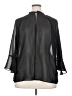 ELOQUII 100% Polyester Black 3/4 Sleeve Blouse Size 20 Plus - photo 2