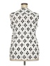 Talbots 100% Polyester Ivory Sleeveless Blouse Size 18 - photo 2