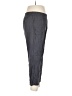 Caslon Solid Gray Linen Pants Size L - photo 4