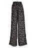 Alya 100% Polyester Animal Print Black Casual Pants Size XS - photo 2