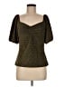 Boden Gold Short Sleeve Top Size 8 - photo 1
