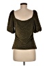 Boden Gold Short Sleeve Top Size 8 - photo 2