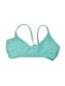 Unbranded Chevron-herringbone Teal Swimsuit Top Size S - photo 1