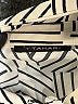 T Tahari 100% Polyester Print Silver Long Sleeve Blouse Size XS - photo 7