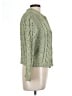 Zara 100% Polyester Green Cardigan Size L - photo 4