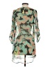 Volcom 100% Polyester Green 3/4 Sleeve Blouse Size S - photo 2
