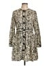 Zara Basic Animal Print Ivory Casual Dress Size L - photo 1