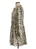 Zara Basic Animal Print Ivory Casual Dress Size L - photo 5