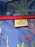 Unbranded 100% Silk Tropical Blue Short Sleeve Silk Top Size S - photo 7