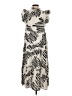 THML Graphic Gray Casual Dress Size XS - photo 2