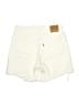 Levi's 100% Cotton Ivory Denim Shorts Size 28 waist - photo 2