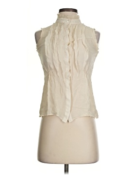 Vince. Sleeveless Silk Top (view 1)
