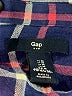 Gap Outlet Plaid Blue 3/4 Sleeve Button-Down Shirt Size M - photo 7