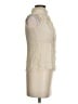 Vince. 100% Silk Ivory Sleeveless Silk Top Size 4 - photo 4
