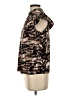 THML Animal Print Brown Short Sleeve Blouse Size XS - photo 5