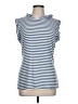 Hayden Blue Short Sleeve Top Size L - photo 1