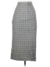 ASOS Plaid Gray Formal Skirt Size 0 - photo 2