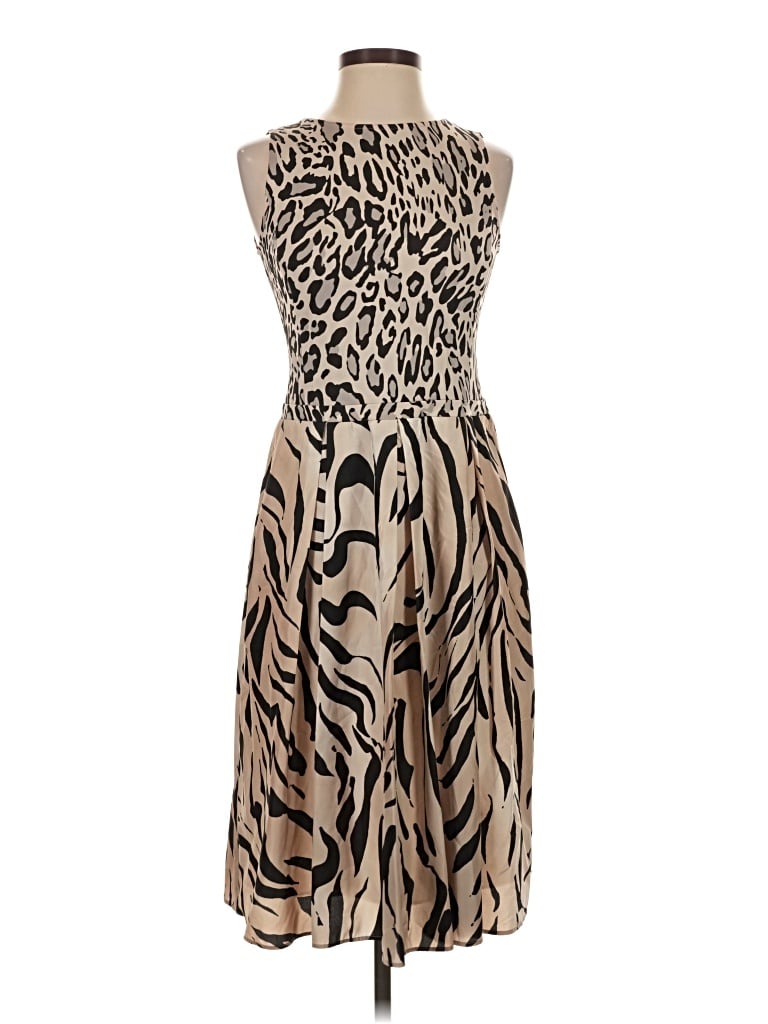 Pre-owned Marc Cain Cocktail Dress In Tan