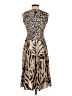 Marc Cain 100% Polyester Animal Print Tan Cocktail Dress Size (N3) - photo 2