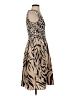 Marc Cain 100% Polyester Animal Print Tan Cocktail Dress Size (N3) - photo 4