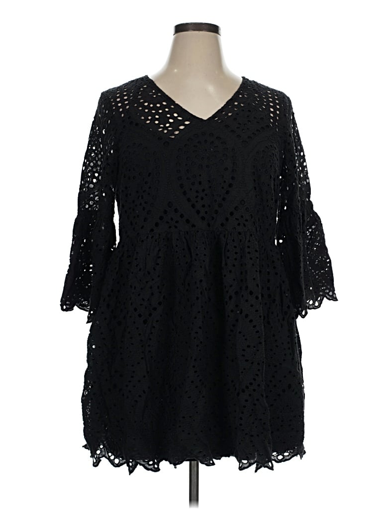 Pre-owned Express Casual Dress In Black