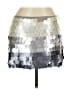 Bebe Metallic Silver Casual Skirt Size L (estimated) - photo 1