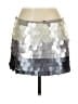 Bebe Metallic Silver Casual Skirt Size L (estimated) - photo 2