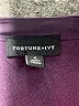 Fortune + Ivy 100% Polyester Black 3/4 Sleeve Blouse Size M - photo 7