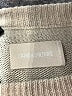 Zadig & Voltaire 100% Cashmere Hearts Silver Tan Cashmere Pullover Sweater Size XS - photo 7