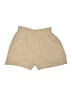 Unbranded 100% Polyester Solid Tan Khaki Shorts Size S - photo 1